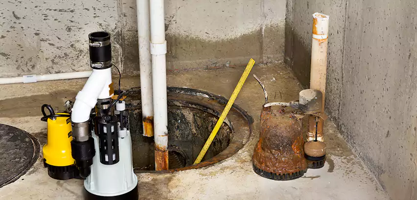 Installing Sump Pump in Finished Basement in Morton Grove, IL